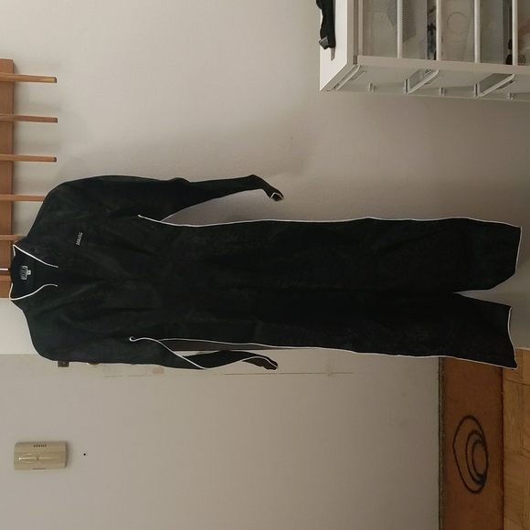 NWOT Dawang Black Brocade Jumpsuit Size S - Picture 6 of 8